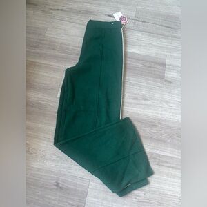 K-Swiss size L Green Sweatpants with White Stripe